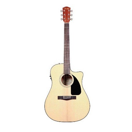 Guitarra Electroacustica Fender Dreadnought Classic Design Series Natural Con Estuche 0961536232 (CD-60CE) (0961536232) - Envío 