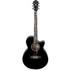 Guitarra Electroacustica Ibanez Negra (AEG10E-BK) - Envío Gratuito