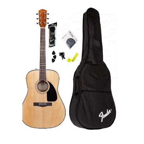 Paquete Guitarra Acustica Fender (DG-8S) - Envío Gratuito