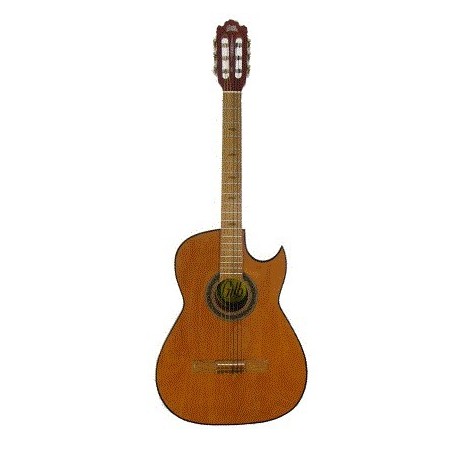 Guitarra Acustica Con Resaque Gilb Natural - Envío Gratuito