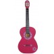 Guitarra Acustica La Española Rosa Con Flores - Envío Gratuito