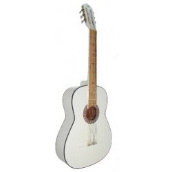 Guitarra Acustica Gilb 3/4 Tercerola Blanca - Envío Gratuito