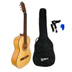 Paquete Guitarra Classic 4/4 Clara - Envío Gratuito