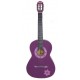 Guitarra Acustica La Española Morada Con Flores - Envío Gratuito