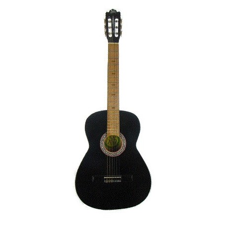 Guitarra Acustica Gilb Negra - Envío Gratuito