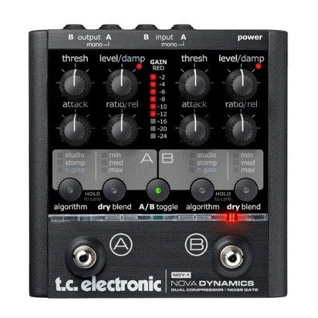 Pedal T.C. Electronic Para Guitarra Nova Dynamics (VATCEDYNAMICS) - Envío Gratuito