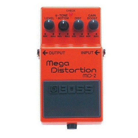 Pedal de Efectos Boss Mega Distortion (MD-2) - Envío Gratuito