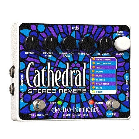 Pedal Efecto Elctro Harmonix Deluxe Reverb (CATHEDRAL) - Envío Gratuito