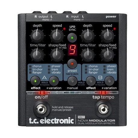 Pedal T.C. Electronic Para Guitarra Nova Modulator NM-1 (VATCEMODULATOR) - Envío Gratuito