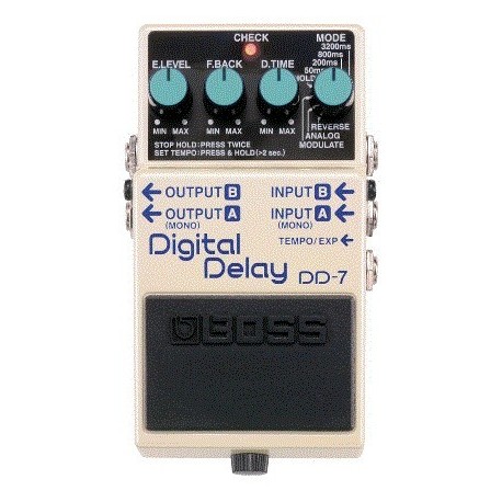 Pedal de Efectos Boss Digital Delay (DD-7) - Envío Gratuito