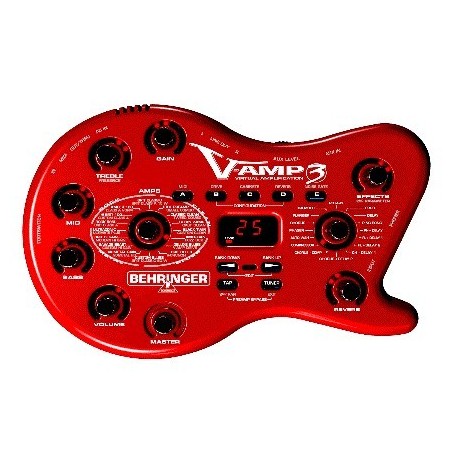 Procesador Multi Efectos Para Guitarra Con Interfaz Usb Behringer (V-AMP3) - Envío Gratuito