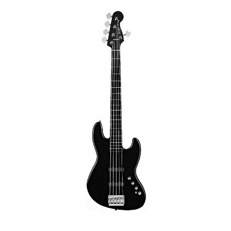 Bajo Electrico Squier Deluxe Jazz V Active 5 Cuerdas Negro (0300575506) - Envío Gratuito