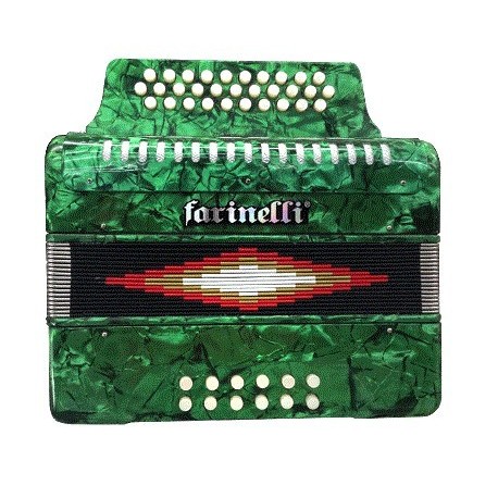 Acordeon Diatonico Farinelli Fa con 31 Botones Varios Colores (3012FA) - Envío Gratuito