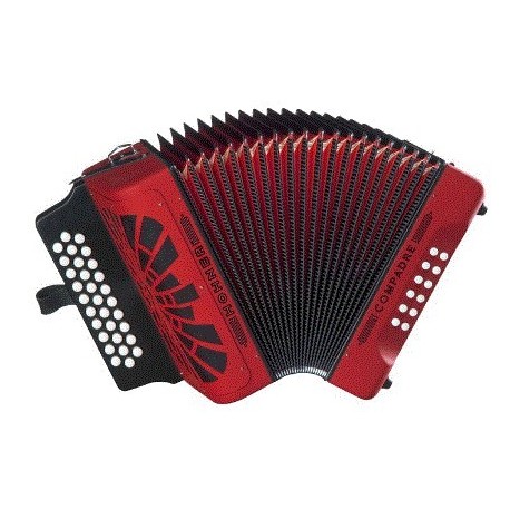 Acordeon Hohner Compadre Diferentes Colores Sol (GCF) - Envío Gratuito