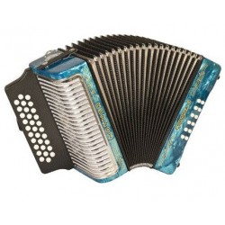 Acordeon de Botones Hohner Corona II Diferentes Colores Fa (FBB) - Envío Gratuito