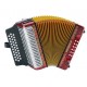 Acordeon de Botones Hohner Corona II Diferentes Colores La (ADG) - Envío Gratuito