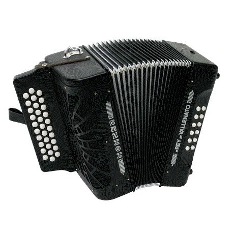 Acordeon de Botones Hohner Rey del Vallenato Fa (Diferentes Colores) - Envío Gratuito