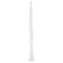 Clarinete Silvertone Sib Negro 17 Llaves Plateadas (SLCL013) - Envío Gratuito