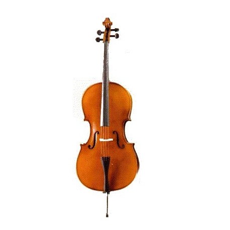 Violoncello Cremona Madera Natural Estudiante con Arco y Funda (CR 03) - Envío Gratuito