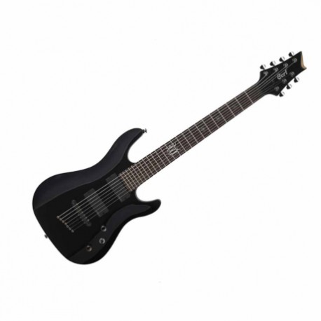 CORT GUITARRA ELEC. EVIL NGA. MET. 7CDAS. MOD. EVL-K57B BK  - Envío Gratuito