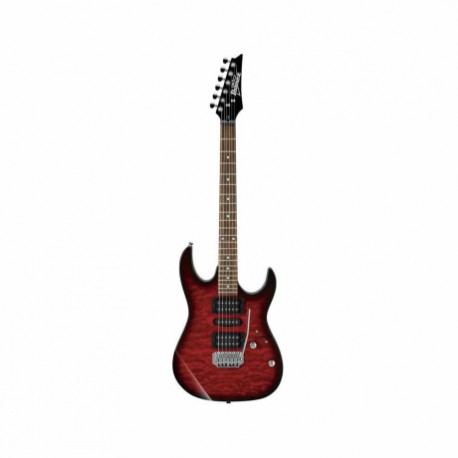 IBANEZ GUITARRA ELEC. RX ROJA TRANSP. SOMB. MOD. GRX70QA-TRB  - Envío Gratuito