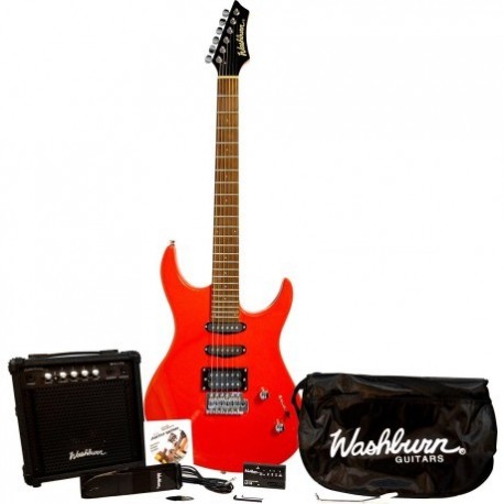 Guitarra Eléctrica WASHBURN GUITARRA WASHBURN ELECTRICA RX10PAK ISWASRX10PAKFER - Envío Gratuito