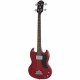 Guitarra Eléctrica EPIPHONE EB-0 Bass (1 P/U) Cherry Ch Hdwe  EBG0CHCH1 - Envío Gratuito