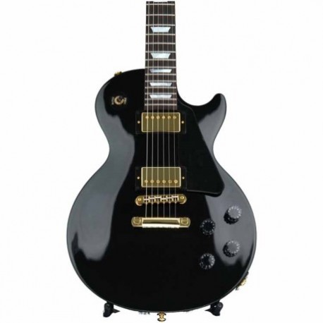 Guitarra Eléctrica GIBSON LP Studio 2016 HP Ebony Gold Hardware HLPSTUEBGH1 - Envío Gratuito