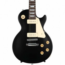 Guitarra Eléctrica GIBSON LP 60s Tribute 2016 HP Satin Ebony HLPST60TSECH1 - Envío Gratuito