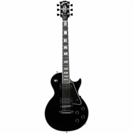 Guitarra Eléctrica GIBSON LES PAUL CUSTOM NEGRA C/EST GIBSON  LPC-EBCH1 - Envío Gratuito