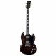 Guitarra Eléctrica GIBSON 2015 SG STANDARD TRANSLUCENT EBONY  SGS15BLCH1 - Envío Gratuito