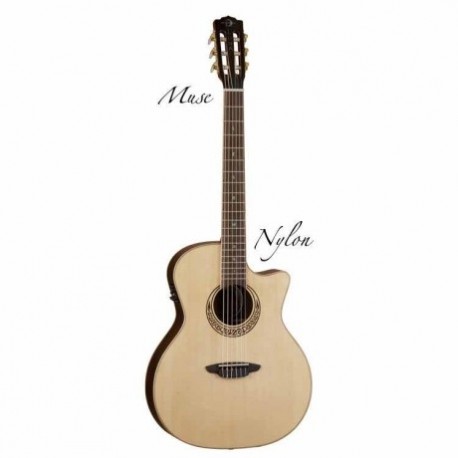 Guitarra Electroacustica LUNA GUITARRA ELECTROACUSTICA LUNA NYLON MUSE NAT. MOD. MUS NYL  8202889 - Envío Gratuito