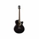 Guitarra Electroacustica LUNA GUITARRA ELECTROACUSTICA LUNA ECLIPSE FOLK NGA. MOD. FAU ECL 8202882 - Envío Gratuito