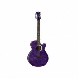 Guitarra Electroacustica LUNA GUITARRA ELECTROACUSTICA LUNA ECLIPSE FOLK PURPURA MOD. FAU ECL TPP  8202883 - Envío Gratuito