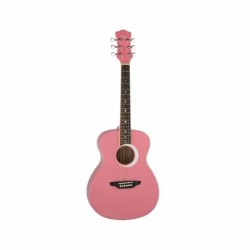 Guitarra Acústica LUNA GUITARRA ACUSTICA AURORA BOREAL BY LUNA, ROSA MOD. AR BOR PNK  7000249 - Envío Gratuito