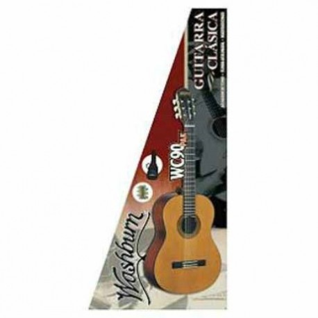 Guitarra Acústica WASHBURN GUITARRA WASHBURN CLASICA WC90PAK  ISWASWC90PAK - Envío Gratuito