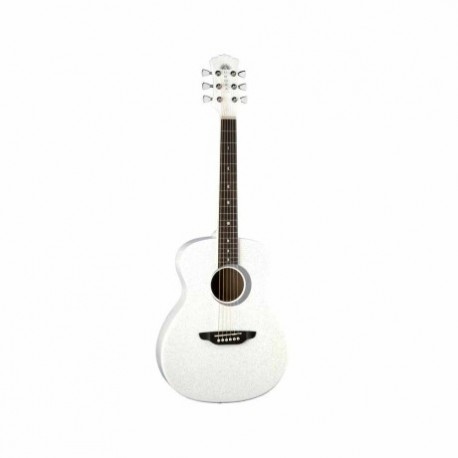 Guitarra Acústica LUNA GUITARRA ACUSTICA AURORA BOREAL BY LUNA, BCA. MOD. AR BOR WHT  7000251 - Envío Gratuito