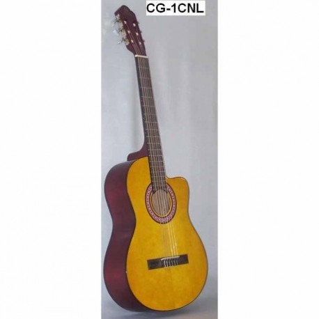 Guitarra Acústica SEGOVIA GUITARRA CLASICA CON RESAQUE TAPA NATURAL  CG-1CNL - Envío Gratuito