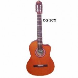 Guitarra Acústica SEGOVIA GUITARRA CLASICA CON RESAQUE TAPA AMARILLA CG-1CY - Envío Gratuito