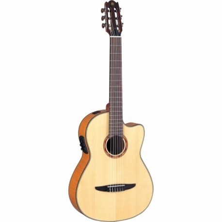 Guitarra Acústica YAMAHA Guitarra EA de cuerdas de nylon caja clàsica aros y fondo de maple flameado GNCX900FM - Envío Gratuito