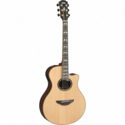 Guitarra Acústica YAMAHA Guitarra EA serie APX tapa y costados sólidos, preamp con modelacion de micrófonos  GAPX1200II - Envío 