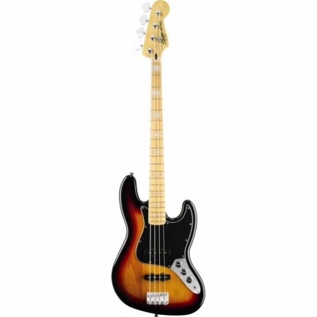 Bajo Eléctrico Squier Vintage Modified Jazz Bass 77 Maple Fingerboard 3-Color Sunburst 0307702500 - Envío Gratuito